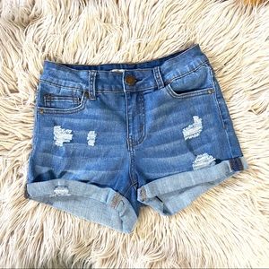 Savvy Blue Denim Light Wash Shorts Size 1 / 25